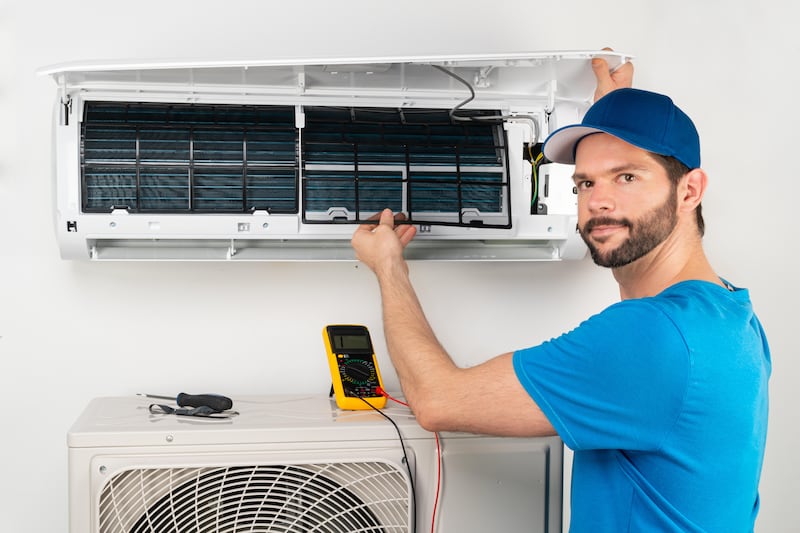 Air conditioning is a popular but environmentally unfriendly method of cooling a room or building.