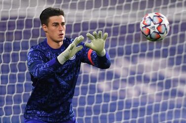 Chelsea's Kepa Arrizabalaga will be playing his first Champions League game in a year. Reuters