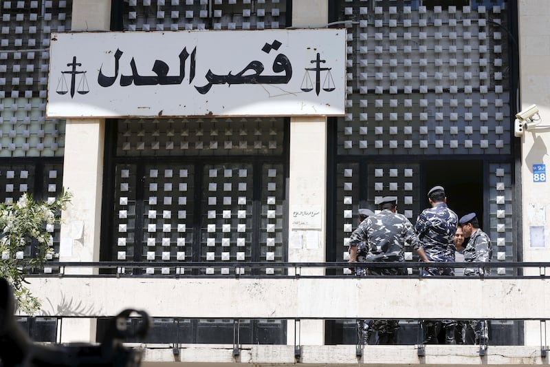 The Justice Palace in Beirut. Reuters