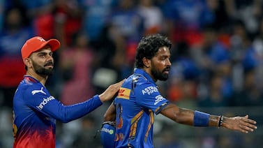 Mumbai Indians captain Hardik Pandya has struggled as a player and leader, resulting in question marks over his spot in the national team for the T20 World Cup in June. AFP