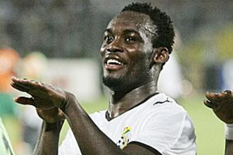Michael Essien, the midfield dynamo, will be a key player for Ghana during the tournament.