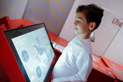 Children can create a digital avatar to take them through the game. Courtesy Department of Culture and Tourism - Abu Dhabi