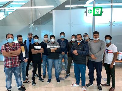 A group of Indian passengers stuck inside Dubai airport were given free hotel accommodation inside the airport on Thursday night. Courtesy: Pizarro Andrade