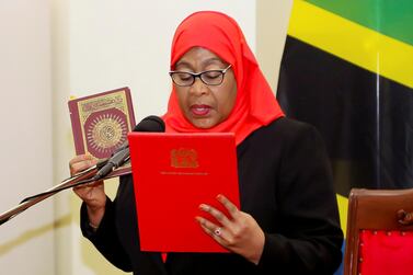 Samia Suluhu Hassan is Tanzania's first female president. Reuters