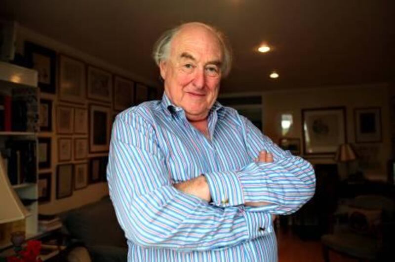 LONDON. 22/5/11.  Henry Blofeld at his home in West London. Stephen Lock  for  The  National. FOR REVIEW