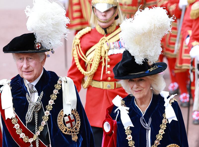 King Charles attends first Order of the Garter service of his reign