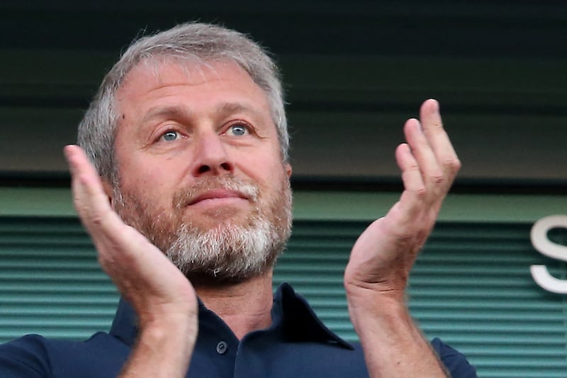Chelsea's Russian owner Roman Abramovich has had his UK assets frozen by the British government for his ties to Russian president Vladimir Putin. AFP