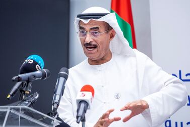 Dr Abdullah Al Nuaimi, Minister of Infrastructure Development and chairman of the Sheikh Zayed Housing Programme, said 188 Emiratis are benefitting from the housing loan exemption ordered by Sheikh Mohammed bin Rashid, Vice President and Ruler of Dubai. Leslie Pableo for The National