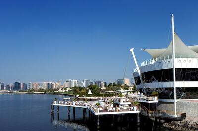 Boardwalk is one of Dubai's more recognisable restaurants, thanks to its boat-like shape. Courtesy Boardwalk