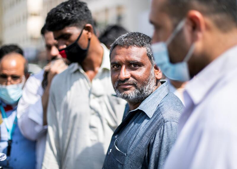 DUBAI, UNITED ARAB EMIRATES. 21 June 2020. 
Mohammed Akhtar came to queue outside Dnata Deira office today.

Almost 150 Pakistani citizens line up today outside Dnata to get flight tickets to Pakistan. The doors did not open at their usual time, 9am. At 9:45am they were all asked to leave, and told that they can longer get tickets from here.

(Photo: Reem Mohammed/The National)

Reporter: SARWAT
Section: