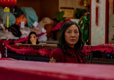 Michelle Yeoh in a scene from Everything Everywhere All At Once. Photo: A24