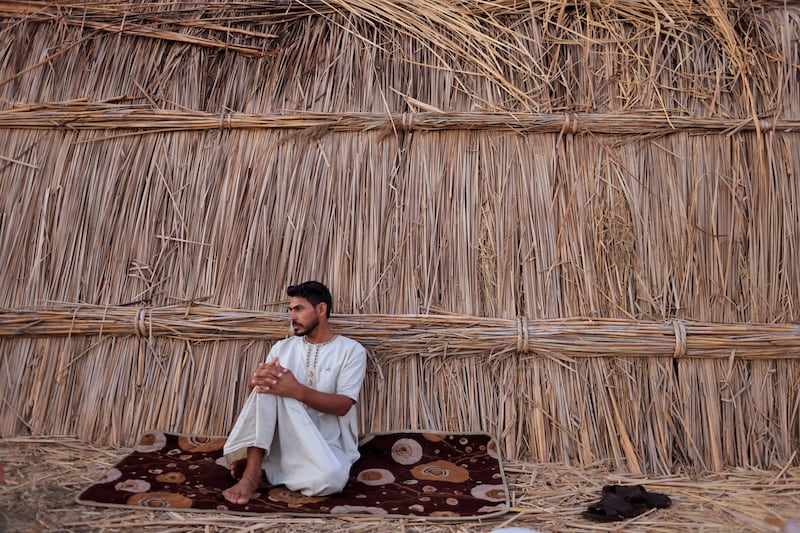 Sabah Thamer al-Baher and his family are Marsh Arabs, the wetlands' indigenous population that was displaced in the 1990s when Saddam Hussein dammed and drained the marshes to flush out rebels hiding in the reeds.