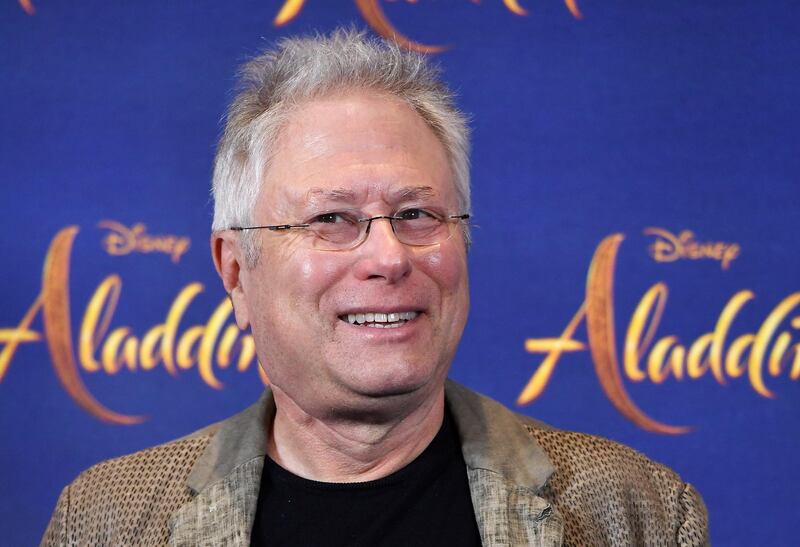 Composer Alan Menken attends the film premiere photo call in London.  EPA.