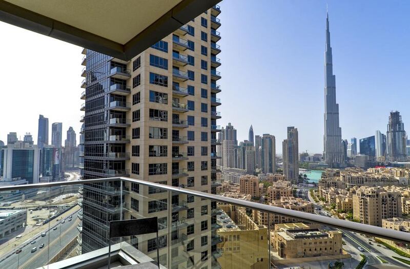 The 1,621-square-foot apartment is located in the stunning South Ridge development in Downtown Dubai. Courtesy of Better Homes