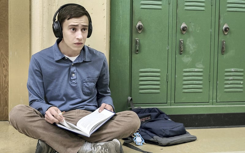 Keir Gilchrist plays Sam, an 18-year-old with autism, on the upcoming Netflix series "Atypical." (Greg Gayne/Netflix)