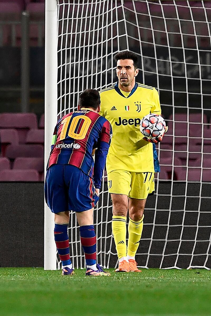 GK: Gianluigi Buffon (Juventus) - Suspicions he was a sentimental pick for the trip to Barcelona were quickly corrected. The 42-year-old proved equal to all that Lionel Messi fired at him. AFP