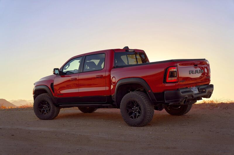 2021 Ram 1500 TRX rear 3/4