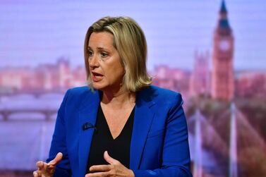 Amber Rudd says she quit Boris Johnson's government after 21 moderate members of the ruling party were expelled. AFP/BBC