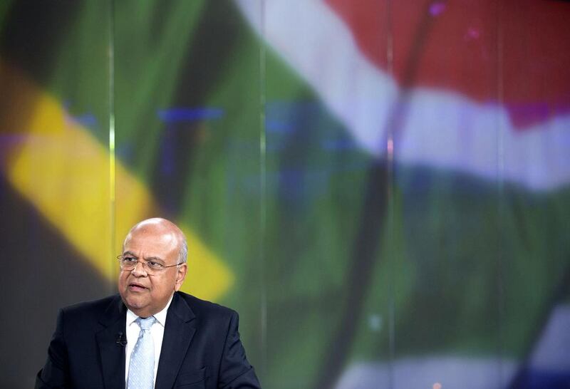 The South African finance minister Pravin Gordhan’s job security is being closely watched both at home and by international investors, who see him as a fiscal bodyguard against state overspending. Jason Alden / Bloomberg
