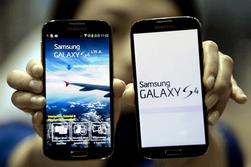 11. Samsung S4 - with 1.5 per cent of the UAE market. Lee Jin-man / AP Photo