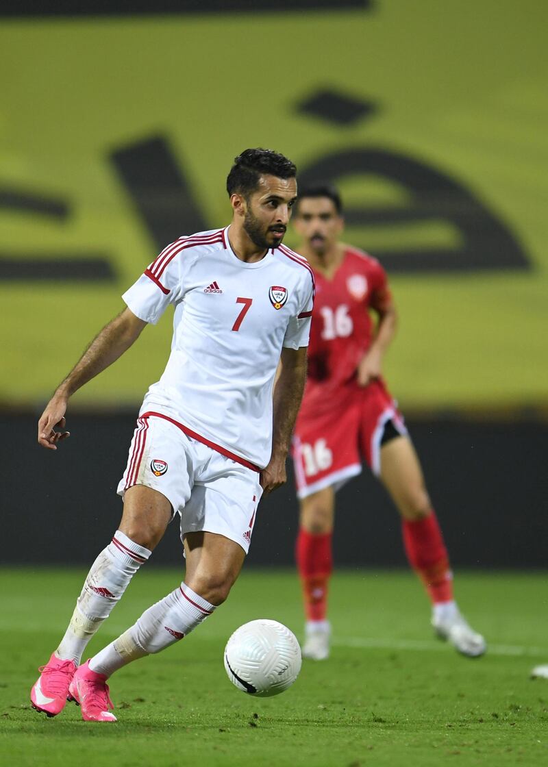 UAE striker Ali Mabkhout.