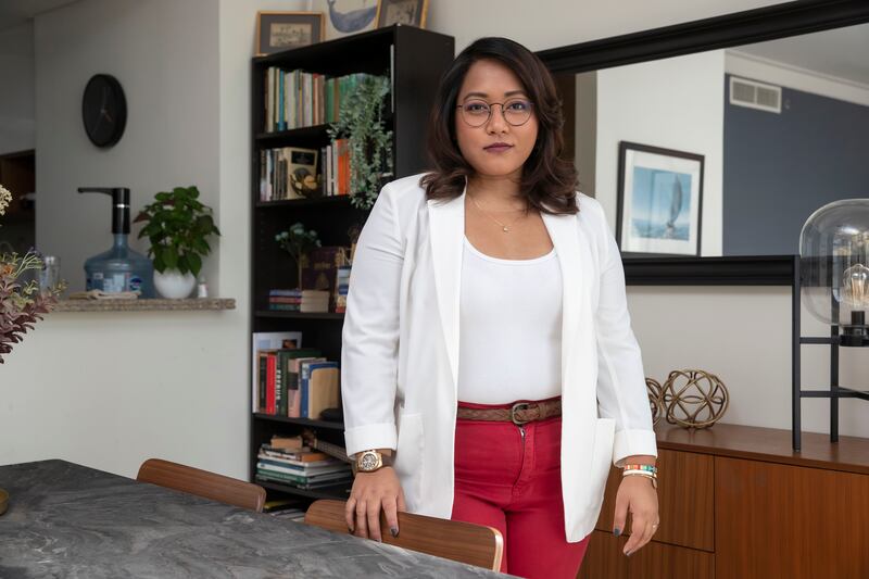 Francoise Albrando Crosbie, founder of Keto Goodies, says she is a saver and rarely buys lavish things. Photo: Antonie Robertson / The National
