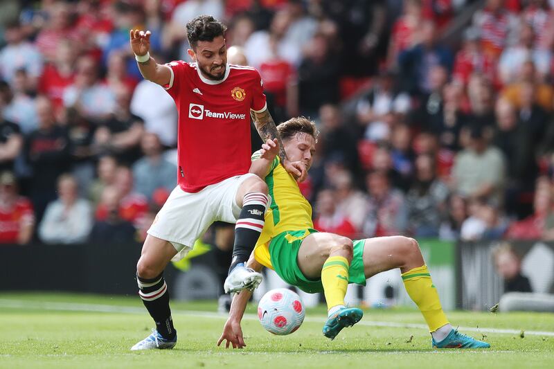 Alex Telles 4 - Beaten by a ball to set up Pukki in the second minute. Crossed for Ronaldo head the second on 31. Not alert enough for Dowell’s goal and chasing the ball for Pukki’s second. Poor positioning.

Getty