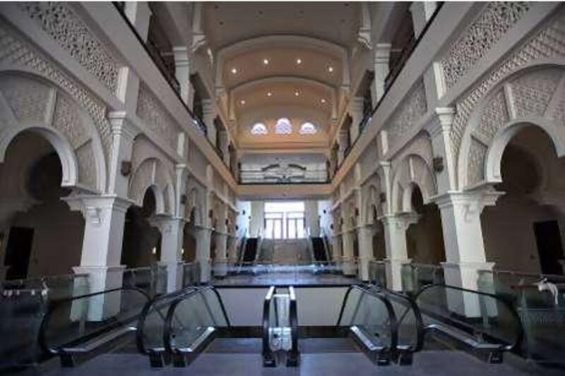 United Arab Emirates - Dubai - August 17, 2010.

BUSINESS: Retail space inside the Golden Mile development on the Palm Jumeirah in Dubai sits empty on Tuesday, August 17, 2010.  Amy Leang/The National