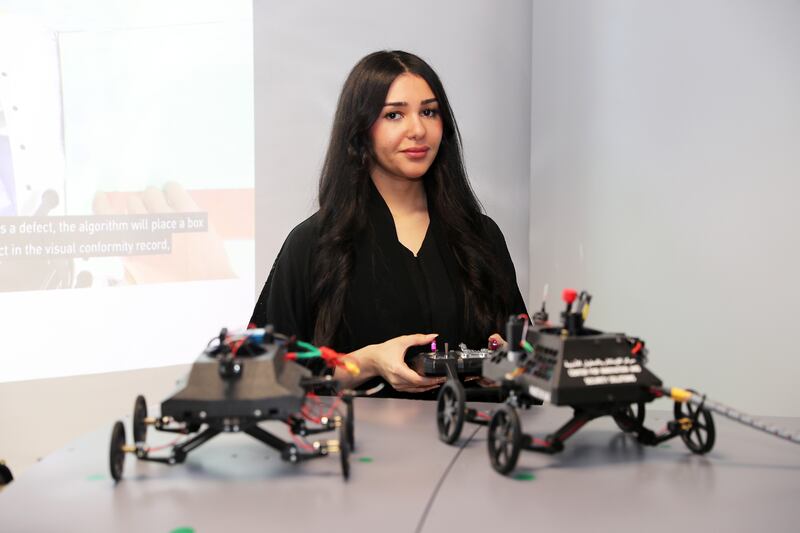 Despite a few moments of doubt at the start, Ms Al Zargani stayed on course to become the first female Emirati engineer at the company.