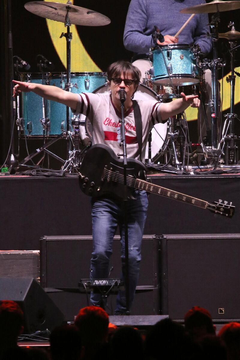 Weezer performs live the 2019 iHeartRadio ALTer Ego at The Forum on Saturday, Jan 19, 2019, in Inglewood, Calif. (Photo by Willy Sanjuan/Invision/AP)