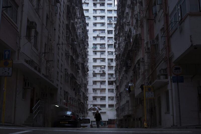 As housing prices have soared in Hong Kong, many people have turned to shadow banks to secure a mortgage. Kin Cheung : AP