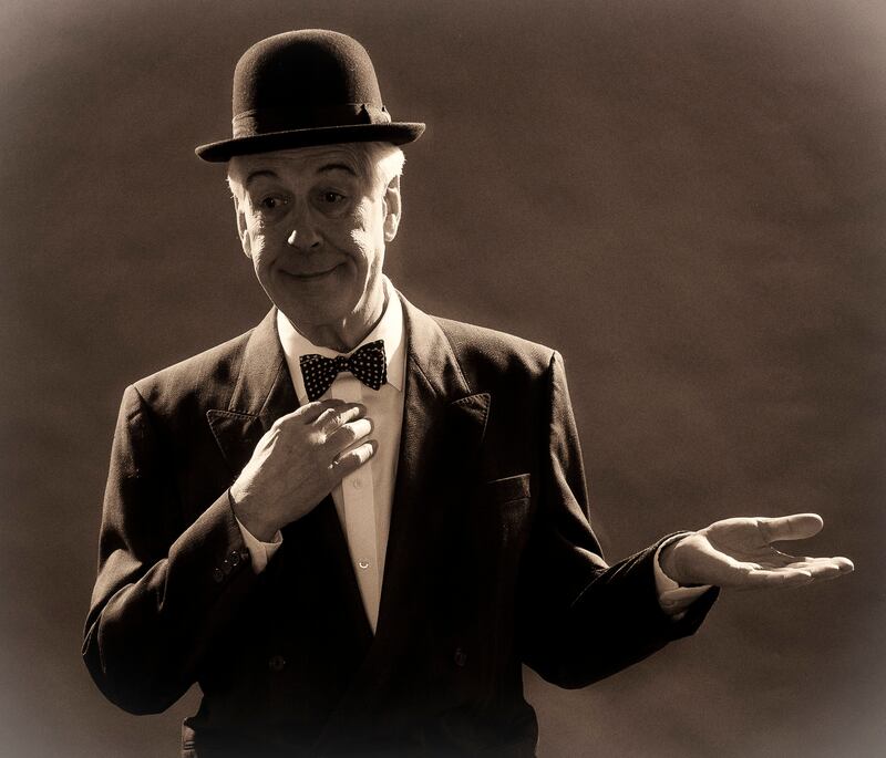 Jeffrey Holland as Stan Laurel in ''And This is my Friend Mr Laurel'