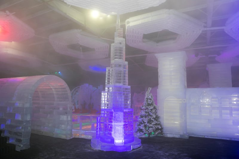 DUBAI, UNITED ARAB EMIRATES - OCT 17:

Ice Park at Dubai Glow Garden

(Photo by Reem Mohammed/The National)

Reporter: 
Section: NA