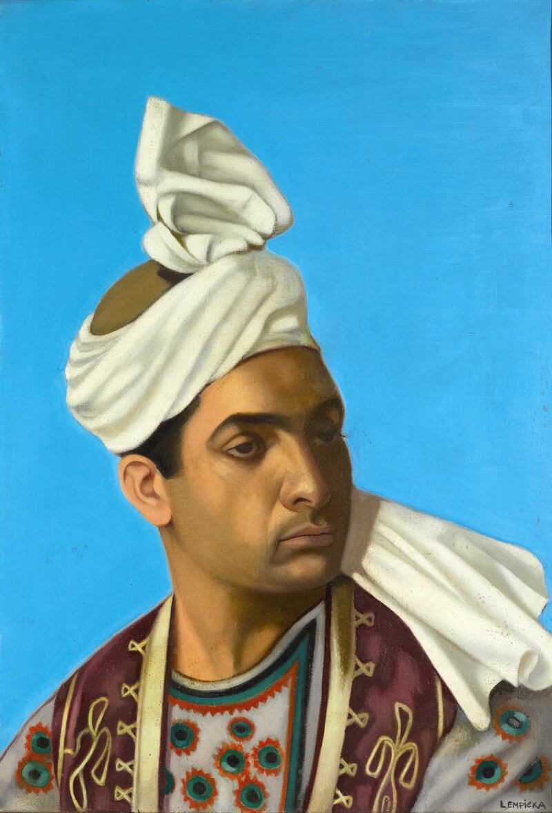 Tamara de Lempicka's Indien à Turban was sold for $150,000 (est. $70,000-90,000).