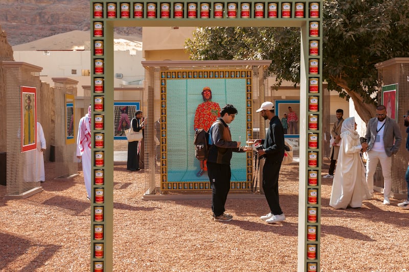 AlUla 1445, by Moroccan artist Hassan Hajjaj, is part of AlUla Arts Festival 2024. All photos: The Royal Commission for AlUla