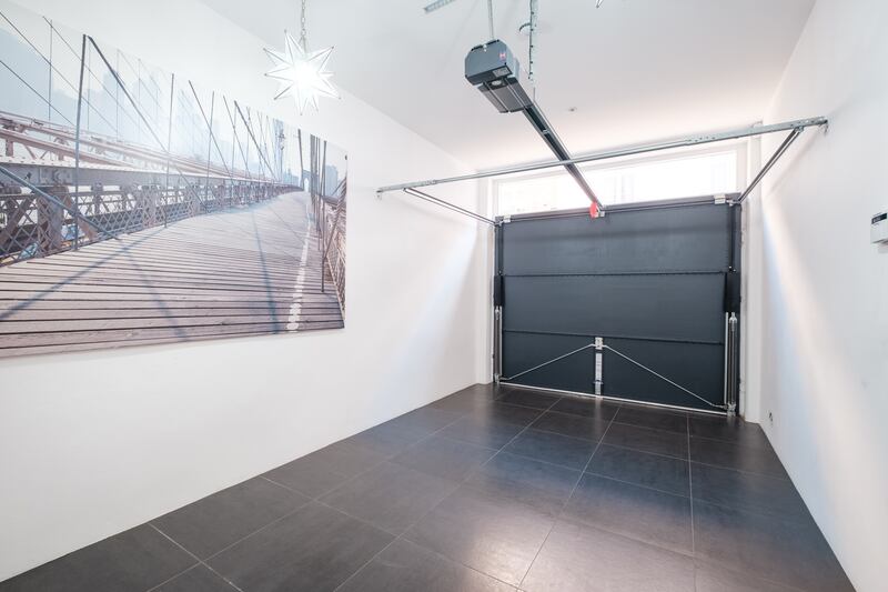 The property has access to a heated garage