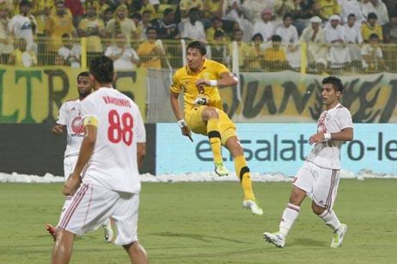 Al Wasl’s Juan Manuel Olivera will be looking to add to this season’s goal tally of five in the match against Al Jazira.