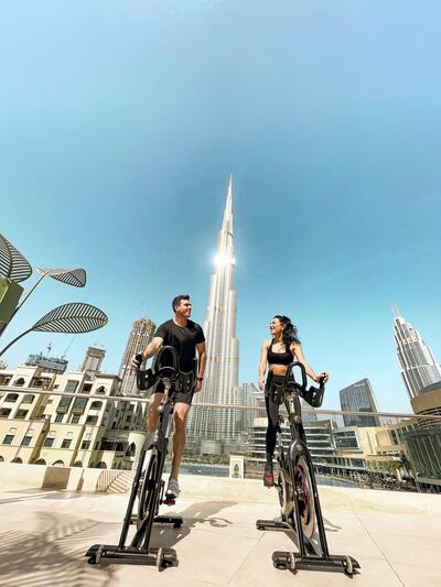 UAE residents can have a Storm Cycling session at Address Downtown. Courtesy Address Downtown