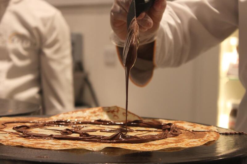 Eataly: Crepe filled with Nutella. Courtesy of Eataly