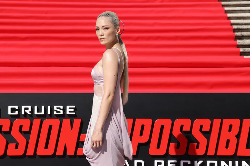 Actress Pom Klementieff in Italy for the premiere