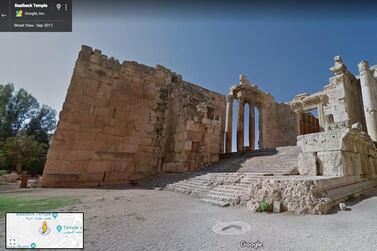 The Temple of Baalbek. Google 