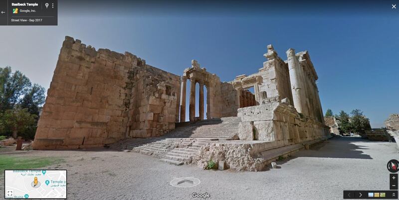 The Temple of Baalbek. Google 