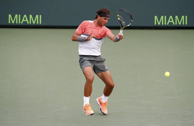 Rafael Nadal fell in the Miami Masters final to Novak Djokovic. Erik S Lesser / EPA   