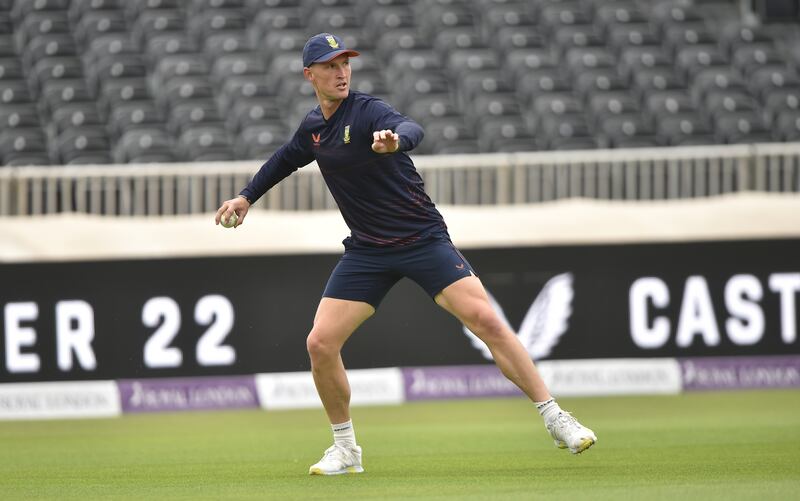 Rassie van der Dussen of South Africa. Getty 