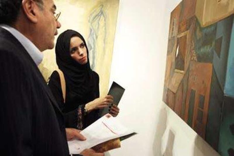 Jalal's Art Trip culminates in an art exhibition which, like last year's (above), will be held at the Ghaf Art Gallery.