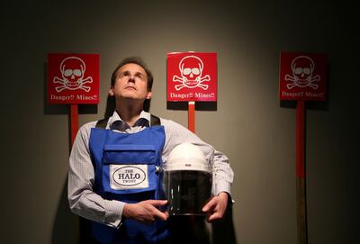 James Cowan, chief executive of Halo, manages removing mines and unexploded bombs in Afghanistan. Getty Images