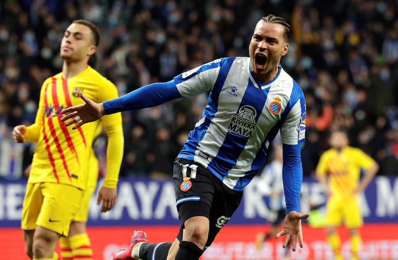 =3) Raul de Tomas (Espanyol). 17 goals in 34 games. EPA