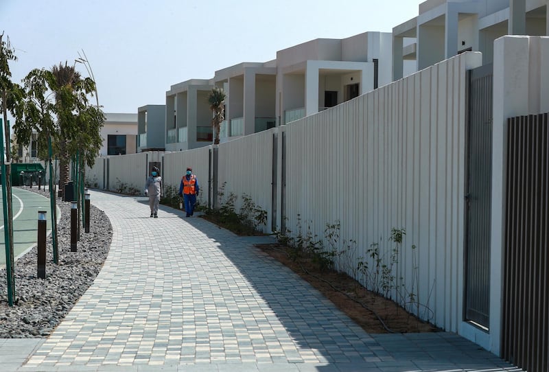 Abu Dhabi, United Arab Emirates, March 2, 2021.   Stock images of Yas residential areas.
  Yas Acres residential village.
Victor Besa / The National
Section:  NA
