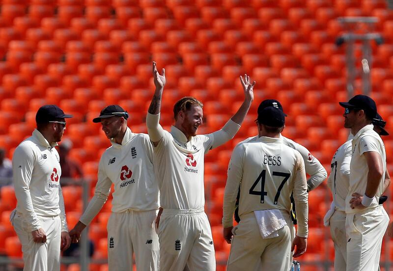 England's Ben Stokes was rewarded for his hard work as he finished with four wickets. Reuters