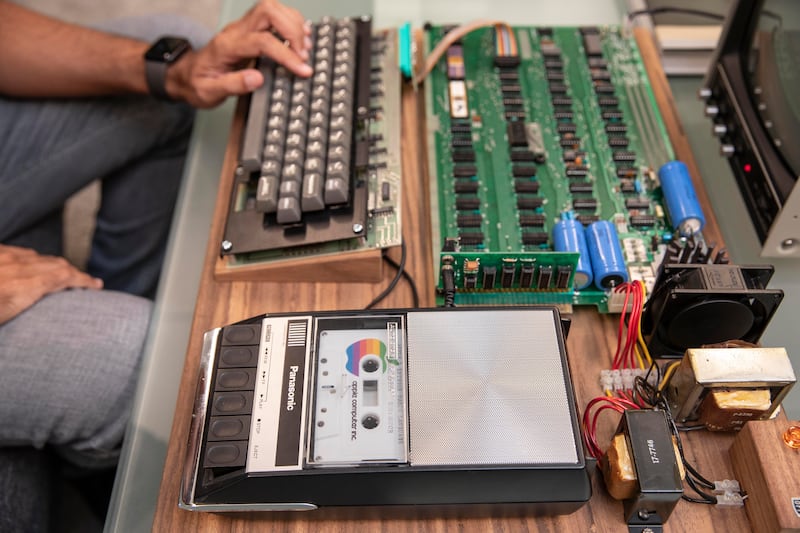He restored the Apple-1 to working condition with the help of his team at Elcome International in Dubai.